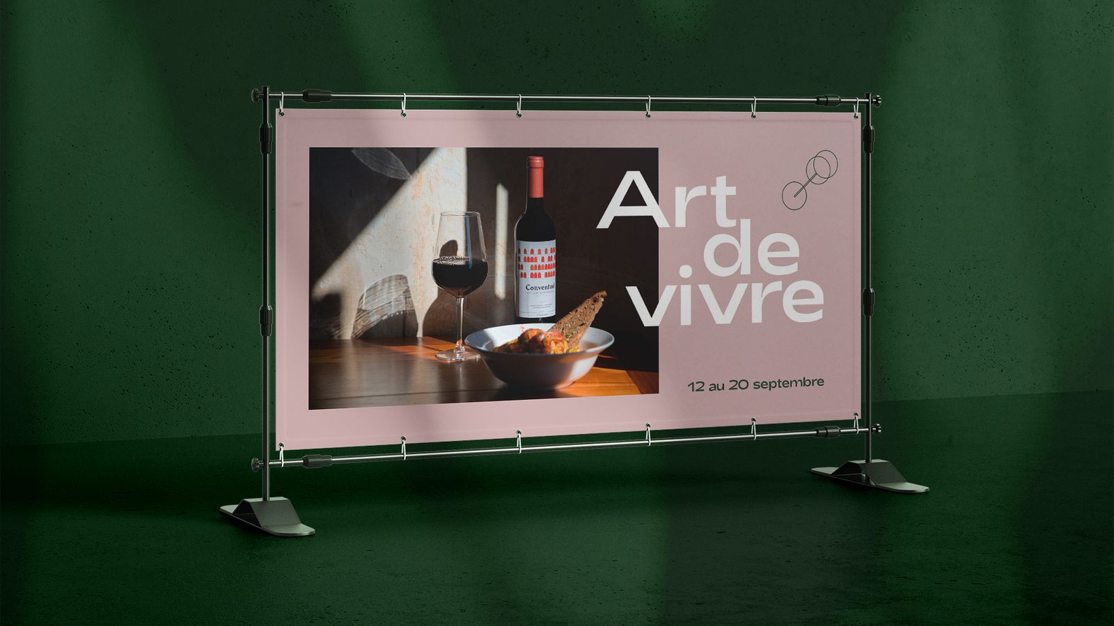 Large format vinyl banner printed in Montreal by First Press Print